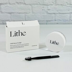 New LITHE BEAUTY UHD Brow Sculpt Clear Brow shaping wax with sculpting brush